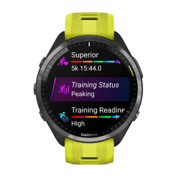 GARMIN Forerunner 965 Carbon Grey DLC Titanium Yellow - Image 3