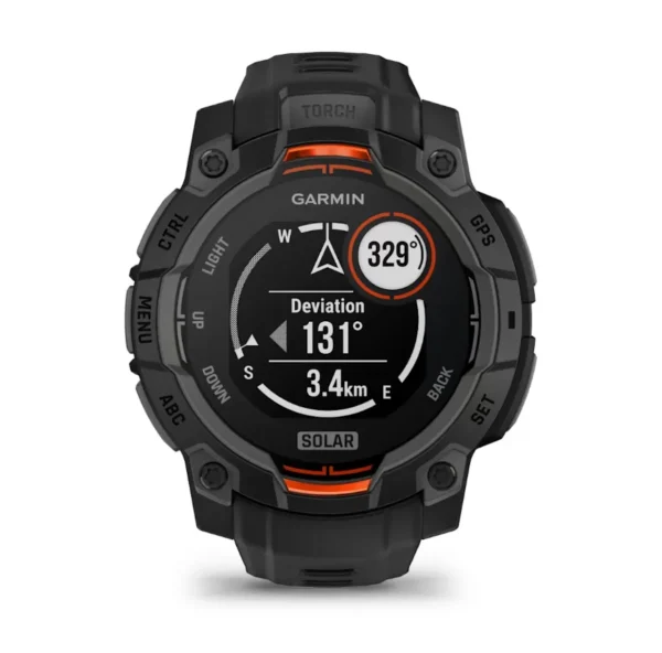 GARMIN Instinct 3 – 45 mm, Solar Black - Image 2