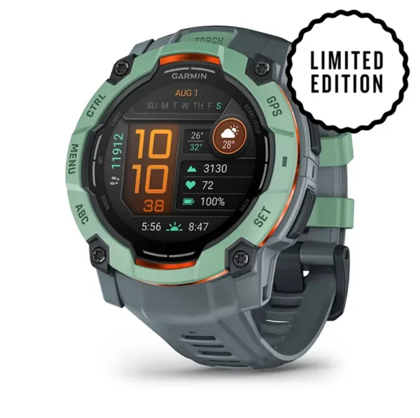 GARMIN Instinct 3 – 50 mm, AMOLED Neotropic, Twilight Band