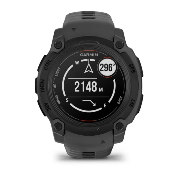 GARMIN Instinct E – 40 mm, Black, Charcoal Band - Image 3