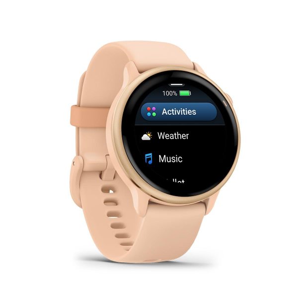 GARMIN Vivoactive 6 Metallic Pink Dawn Band - Image 3
